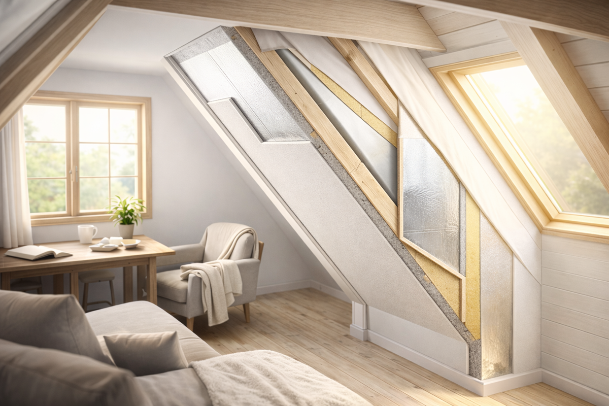 Systemy termiczne - izolacja poddasza